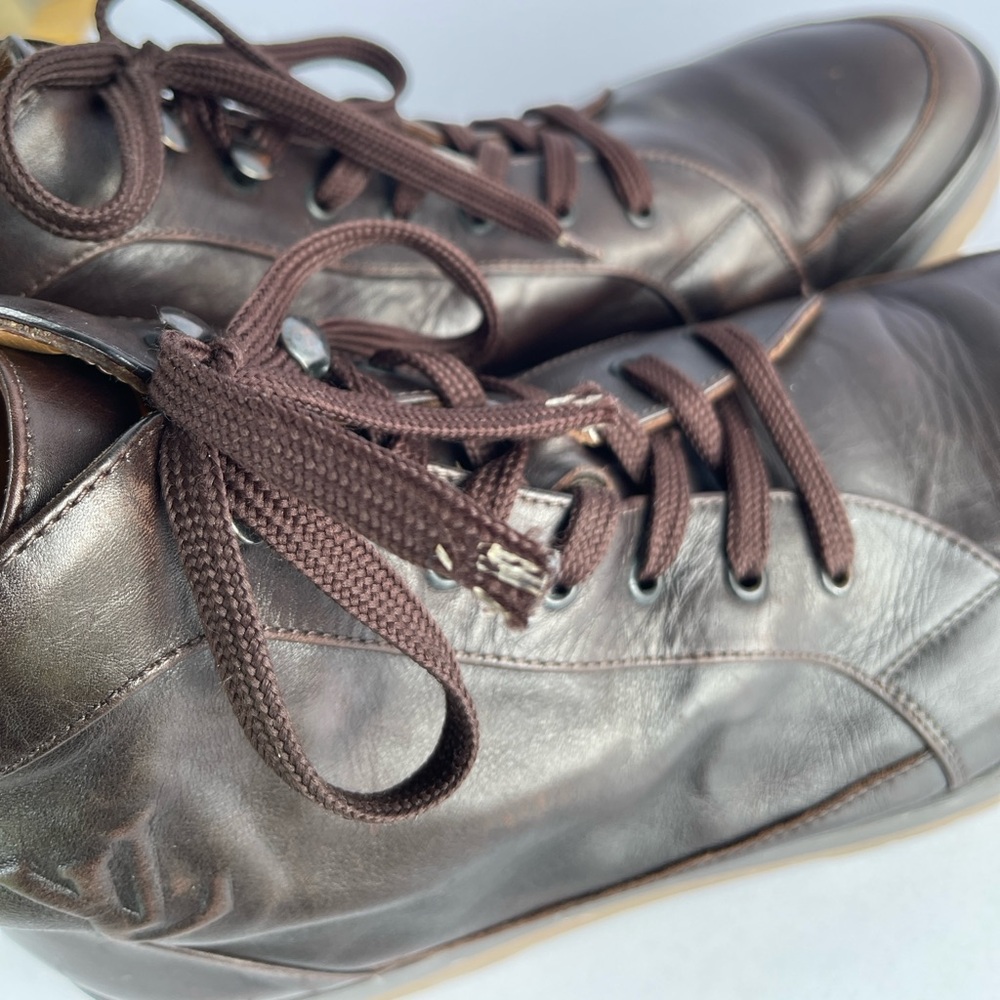 Louis Vuitton Men's Brown Leather Boots 10.5 - Picture 11 of 16
